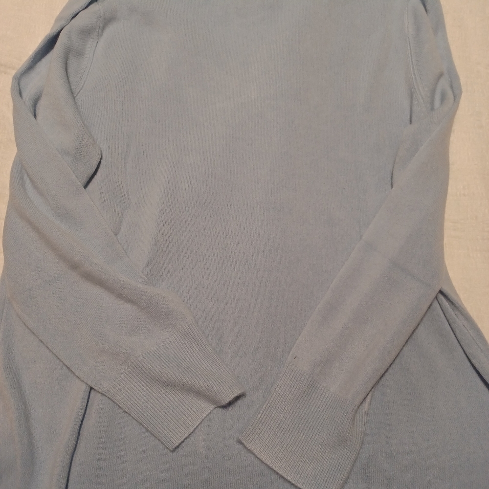 NWT Super soft v neck sweater. Sky blue Size XXL - Picture 5 of 8